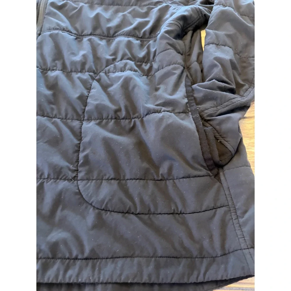 The North Face Mens XXL Black‎ Quilted Full Zip Hooded Jacket Lightweight